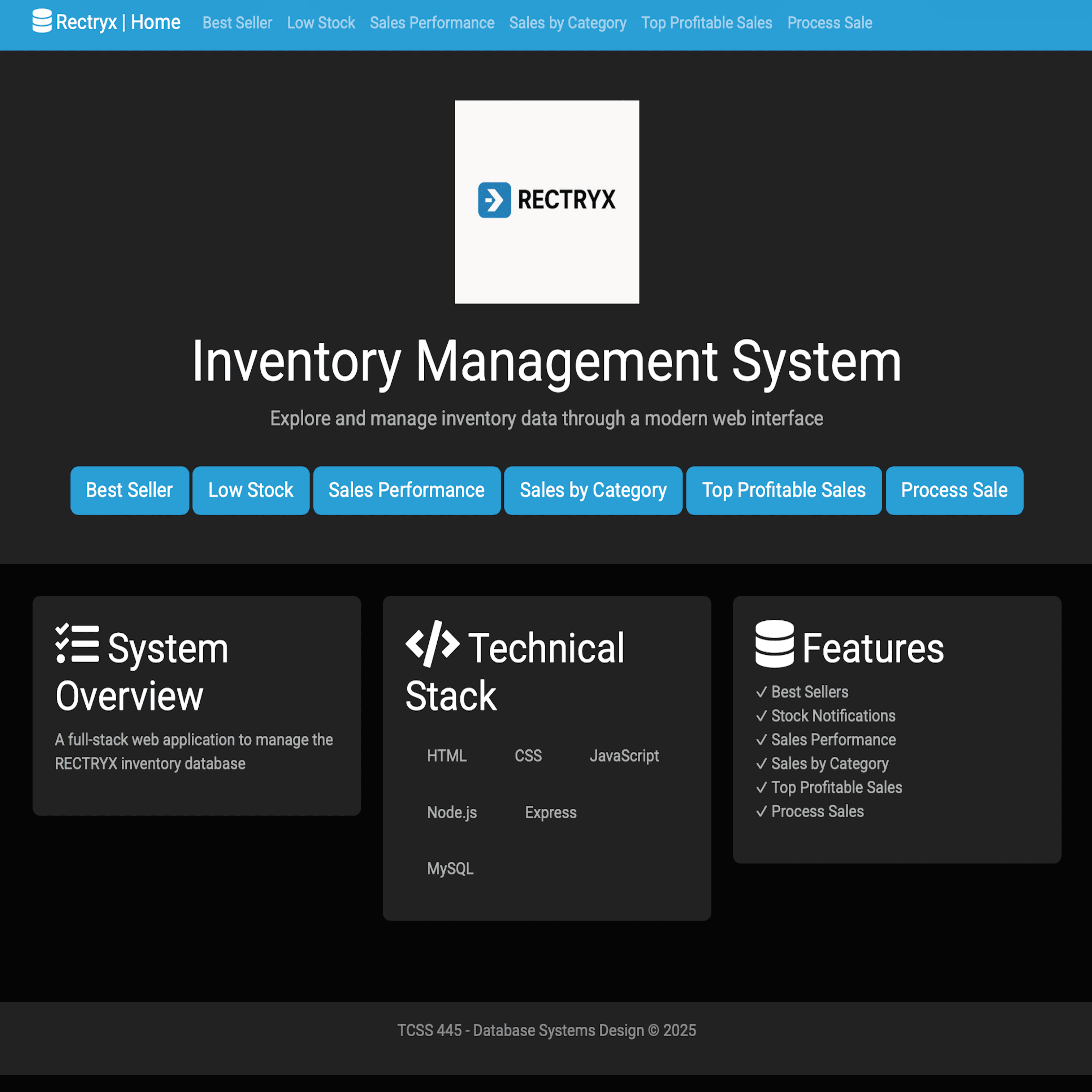 Inventory Management System